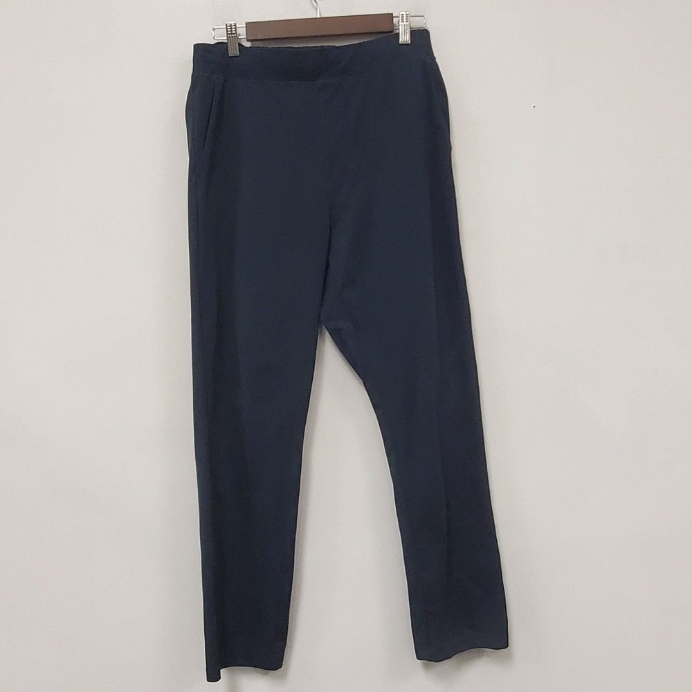 Uniqlo Mens Airism Pull On Jogger Pants Size M Blue Straight Leg Sport 460656